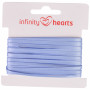 Infinity Hearts Satinband Dubbelsidig 3mm 333 Ljusblå - 5m