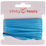 Infinity Hearts Satinband Dubbelsidig 3mm 325 Turkos - 5m