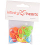 Infinity Hearts Maskmarkörer Ass. färger 22mm - 25 st