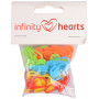 Infinity Hearts Maskmarkörer Assorterade färger 22mm - 50 st
