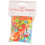 Infinity Hearts Maskmarkörer Ass. färger 22mm - 100 st