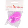 Infinity Hearts Napphållare Adapter Lila 5x3cm - 5 st