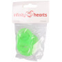Infinity Hearts Napphållare Adapter Grön 5x3cm - 5 st