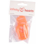 Infinity Hearts Napphållare Adapter Orange 5x3cm - 5 st