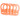 Infinity Hearts Napphållare Adapter Orange 5x3cm - 5 st
