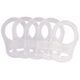 Infinity Hearts Napphållare Adapter Transparent 5x3cm - 5 st