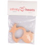 Infinity Hearts Träring Kyckling 5,5x8cm