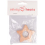 Infinity Hearts Träring Stjärna 5,5x5,5cm