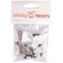 Infinity Hearts Säkerhetsögon/Amigurumi Ögon Grön 17mm - 5 set