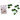  Infinity Hearts Säkerhetsögon/Amigurumi ögon Grön 20mm - 5 set - Andra sortering