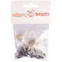 Infinity Hearts Säkerhetsögon/amigurumiögon Brun 12mm - 5 par