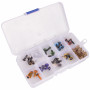 Infinity Hearts Säkerhetsögon/Amigurigmiögon i plastbox blandade färger 8mm - 18 set - Andra sortering