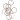Infinity Hearts Nyckelring Tjock Silverfärgad 35mm - 10 st