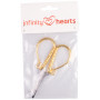 Infinity Hearts Broderisax Guld 10cm - 1 st
