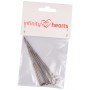 Infinity Hearts Filtnålar/Tovnålar till nålfiltning/nåltovning Fina 7,5cm - 10 st