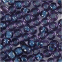 Rocaipärlor, mörkblå, stl. 15/0 , Dia. 1,7 mm, Hålstl. 0,5-0,8 mm, 500 g/ 1 påse