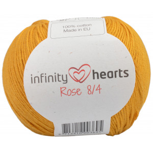 Infinity Hjärtan Rose 8/4 Garn Unicolor 190 Senap