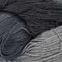 BC Garn Soft Silk Handfärgat 158 Ljusgrå/mörkgrå