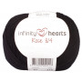 Infinity Hearts Rose 8/4 Garnpaket Unicolor 01 Svart - 20 st.