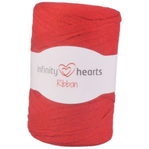  Infinity Hearts Ribbon Trikågarn 29 Röd