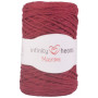 Infinity Hearts Macrome Garn 30 Bordeaux Röd