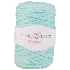 Infinity Hearts Macrome Garn 15 Jeansblå