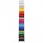 Färgad kartong, assorterade färger, A4, 210x297 mm, 180 g, 120x20 ark/ 1 förp.