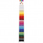 Creativ kartong, mixade färger, A4, 210x297 mm, 180 g, 24x100 ark/ 1 förp.