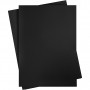 Färgad kartong, svart, 460x640 mm, 210-220 g, 25 ark/ 1 förp.