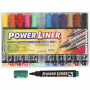 Power Liner, spets: 1,5-3 mm, 12 mix., mixade färger