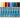 Porslin- och glaspenna, mixade färger, spets 2-4 mm, täckande, 12 st./ 1 förp.
