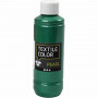 Textilfärg, grön, pärlemor, 250 ml/ 1 flaska