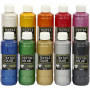 Textile Color, ass. färger, pärlemor, 10x250 ml/ 1 förp.