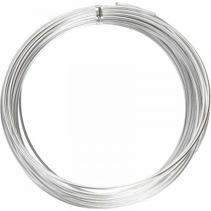 Bonzaitråd / Alu wire Silver 2mm 10m 
