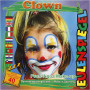 Eulenspiegel ansiktsfärg - sminkset, olika färger, clown, 1 set