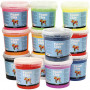 Foam Clay® , mixade färger, Innehållet kan variera , 560 g/ 12 förp.