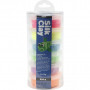 Silk Clay® - sortiment, 6x14 g, mixade färger, neon