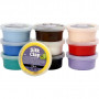 Silk Clay®, 10x40 g, assorterade färger, Basic 1