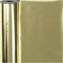 Presentpapper, guld, B: 50 cm, 65 g, 100 m/ 1 rl.