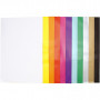 Glanspapper, mixade färger, 32x48 cm, 80 g, 25 ark/ 11 förp.
