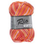 Lammy Rio Garn Print 629 Röd/Rosa/Orange 50 gram