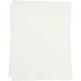 Transferark, vit, 21,5x28 cm, till ljusa och mörka textilier, 3 ark/ 1 förp.