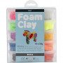 Foam Clay®, 10x35 g, mixade färger