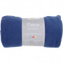Fleece, L: 125 cm, B: 150 cm, 1 st., blå, 200 g/m2