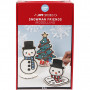 Snögubbe och julgran, modell-set, 1 set