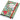 Klistermärkesbok med julmotiv, storlek 11,5x17 cm, 1 st, 76 ark