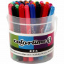 Colortime-pennor, assorterade färger, spets 5 mm, 42 st./ 1 förp.