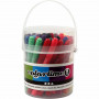 Colortime-pennor, assorterade färger, spets 5 mm, 42 st./ 1 förp.