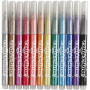 Colortime glittertusch, spets: 4,2 mm, 12 st., assorterade färger