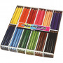 Colortime Färgpennor, mixade färger, L: 17,45 cm, kärna 5 mm, JUMBO, 12 st./ 12 förp.